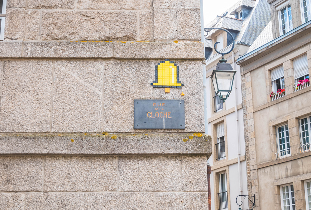 Pixel art à Saint-Malo