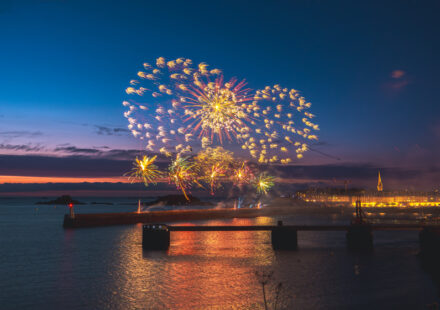 Le feu d'artifice à Saint-Malo