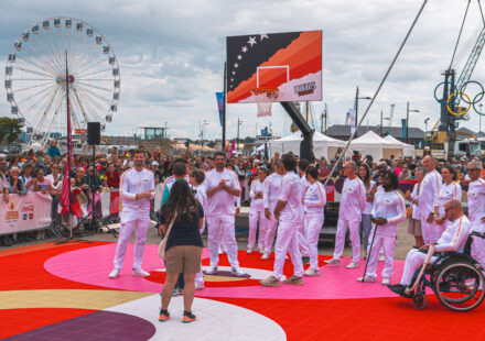 Flamme paralympique à Saint-Malo