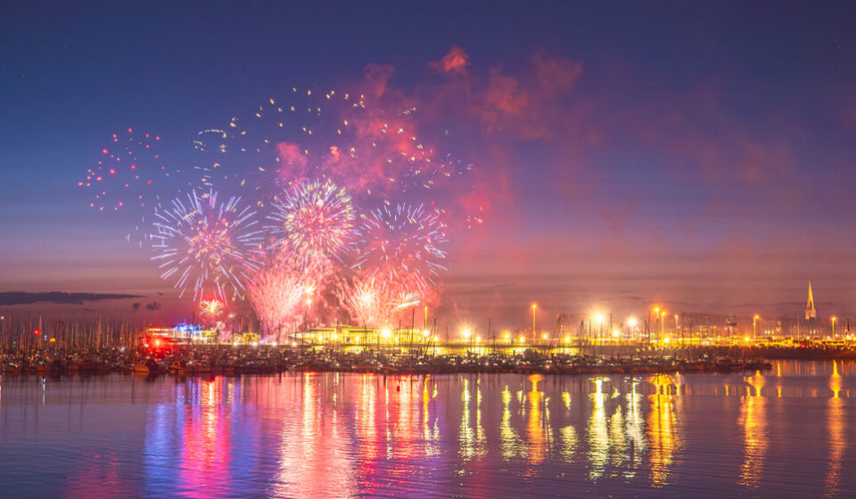 Le feu d’artifice à Saint-Malo 2025