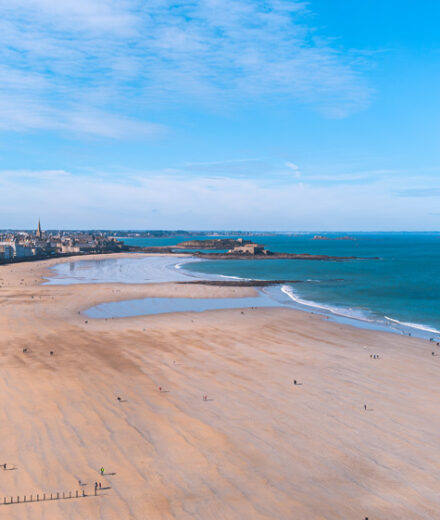 La plage du Sillon
