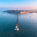 Le phare du Môle, vu du ciel
