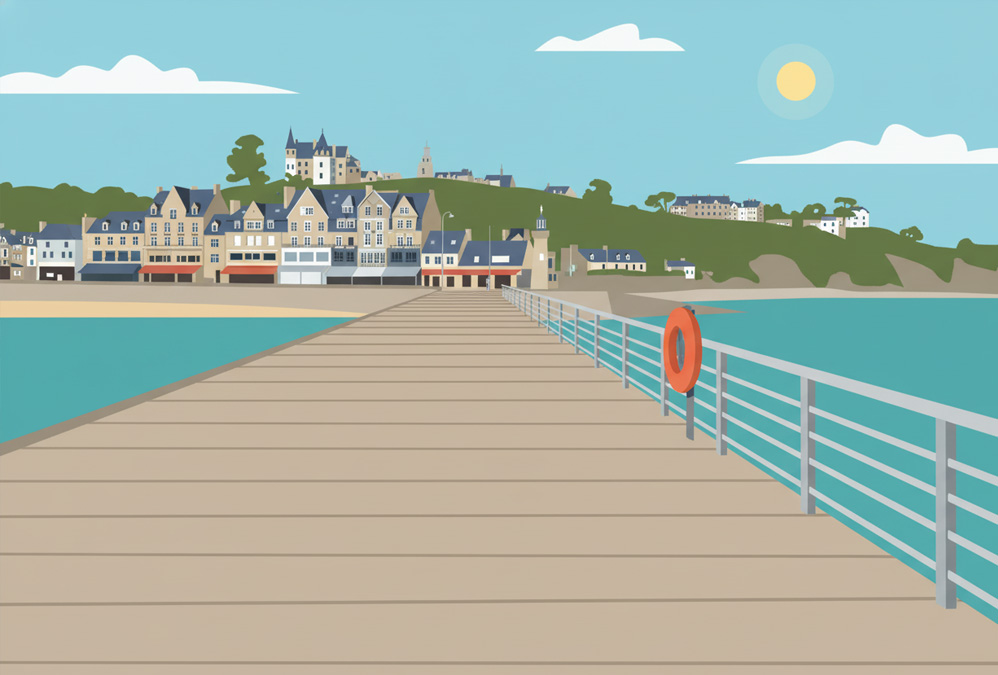 parcours cancale baie