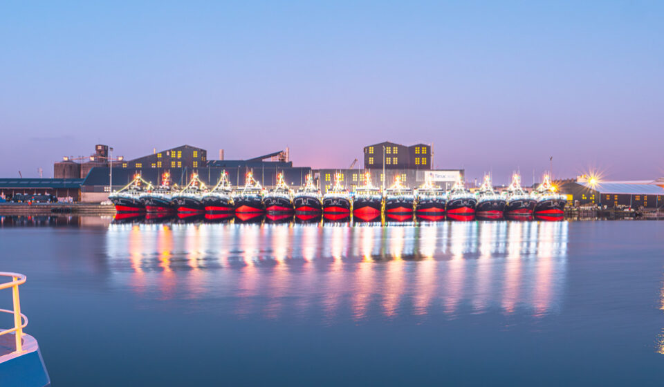 Les chalutiers illuminés de Saint-Malo