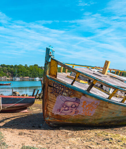 Cimetière de bateaux du Minihic-sur-Rance